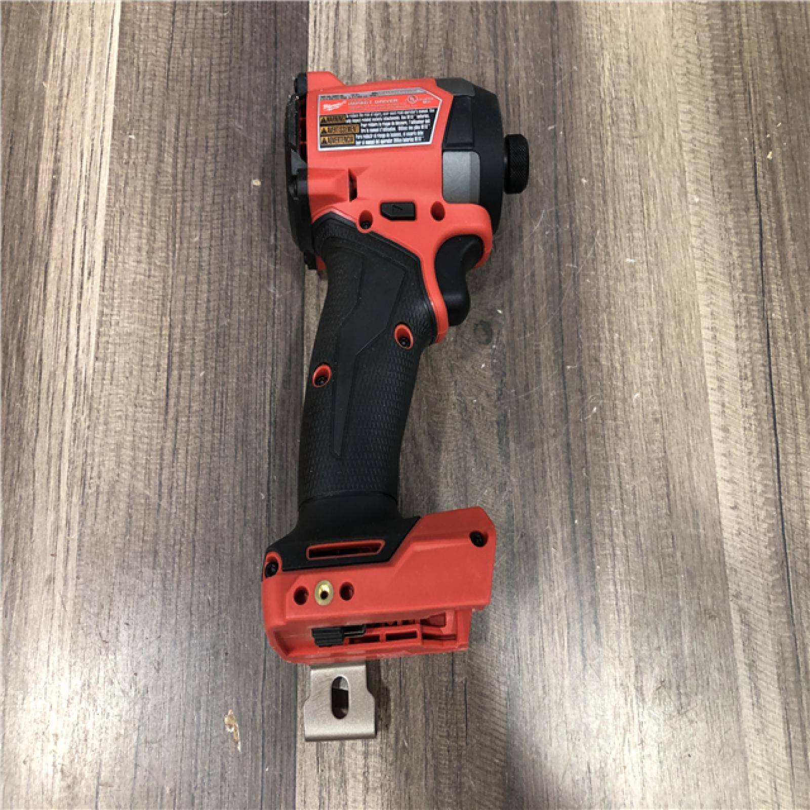 AS-IS Milwaukee  FUEL 18V Lithium-Ion Brushless Cordless 1/4 in. Hex Impact Driver (Tool-Only)