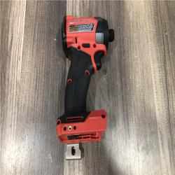 AS-IS Milwaukee  FUEL 18V Lithium-Ion Brushless Cordless 1/4 in. Hex Impact Driver (Tool-Only)