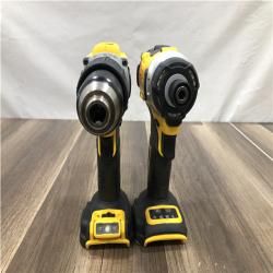 AS-IS DEWALT 20V XR Lithium-Ion Cordless 2-Tool Combo Kit
