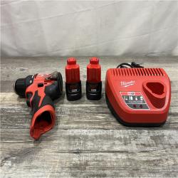 AS-IS Milwaukee 12-Volt Lithium-Ion Brushless Cordless Subcompact Brushless Drill Driver Kit