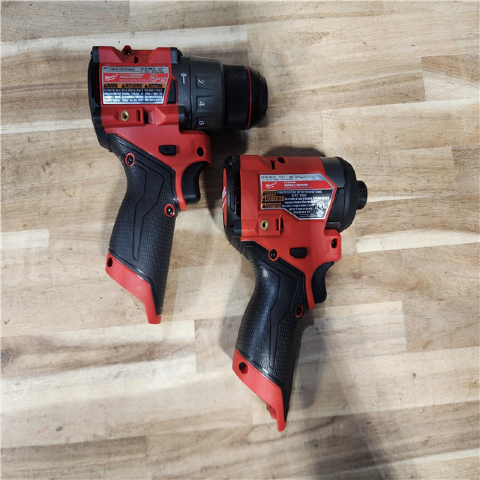 HOUSTON LOCATION - AS-IS (APPEARS LIKE NEW) Milwaukee FUEL 12-Volt Lithium-Ion Brushless Cordless Hammer Drill and Impact Driver Combo Kit