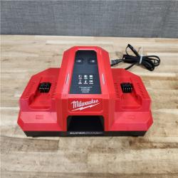 HOUSTON LOCATION - AS-IS Milwaukee M18 18V Dual Bay Simultaneous Super Charger Tool-Only