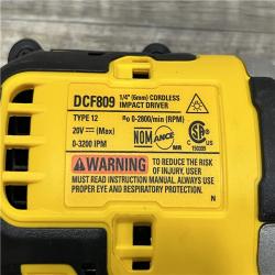 AS-IS DEWALT Atomic 20V Max Lithium-Ion Brushless Cordless Compact 1/4 in. Impact Driver Kit