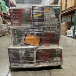 DALLAS LOCATION- AS-IS ASSORTED CHRISTMAS TREES PALLET