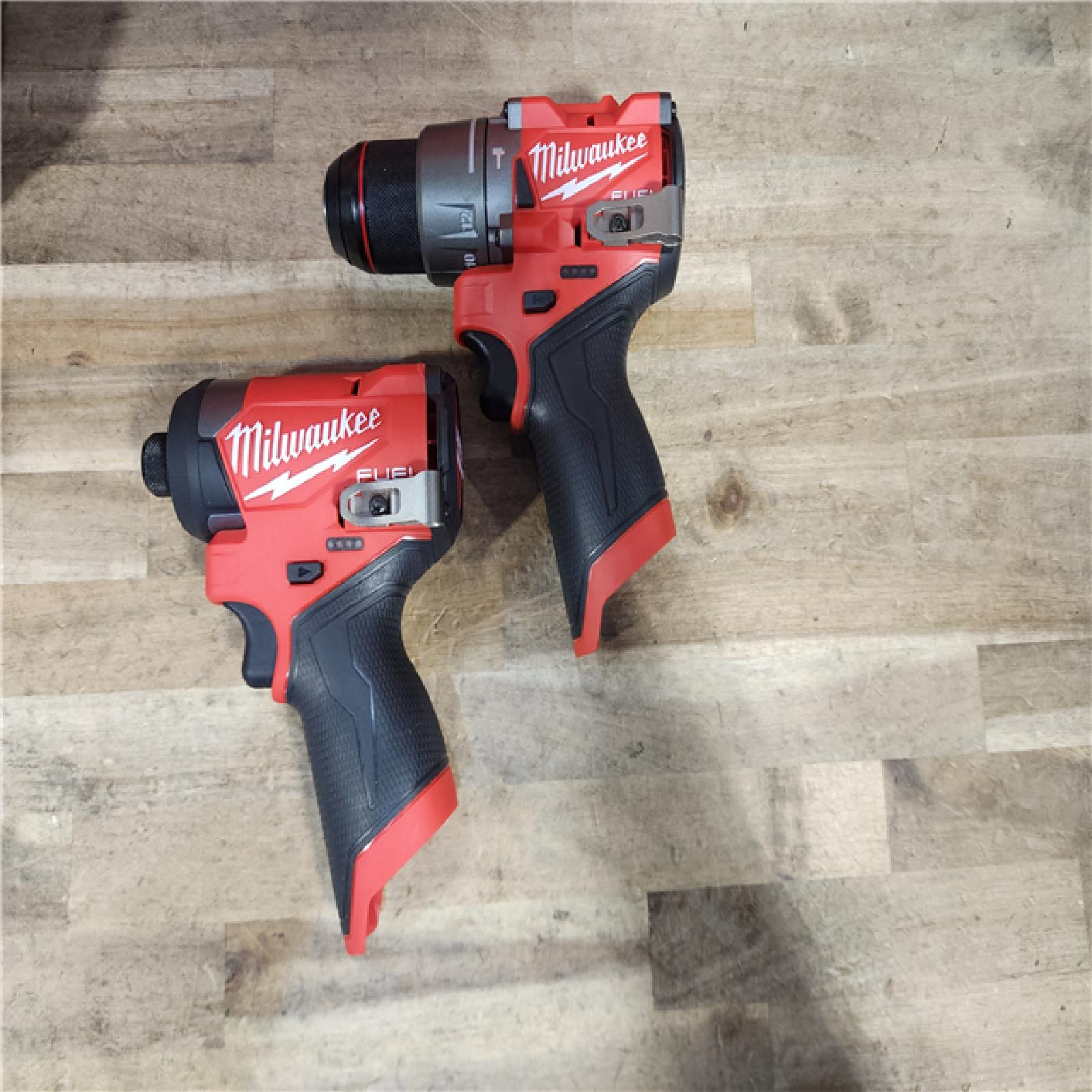 HOUSTON LOCATION - AS-IS (APPEARS LIKE NEW) Milwaukee FUEL 12-Volt Lithium-Ion Brushless Cordless Hammer Drill and Impact Driver Combo Kit