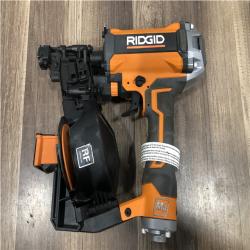 AS-IS RIDGID Pneumatic 15 Deg. 1-3/4 in. Coil Roofing Nailer