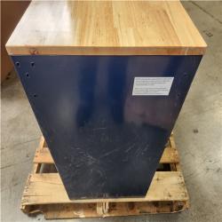 Phoenix LIKE NEW Husky Tool Storage 46 in. W x 18 in. D 9-Drawer Gloss Blue Mobile Workbench Cabinet