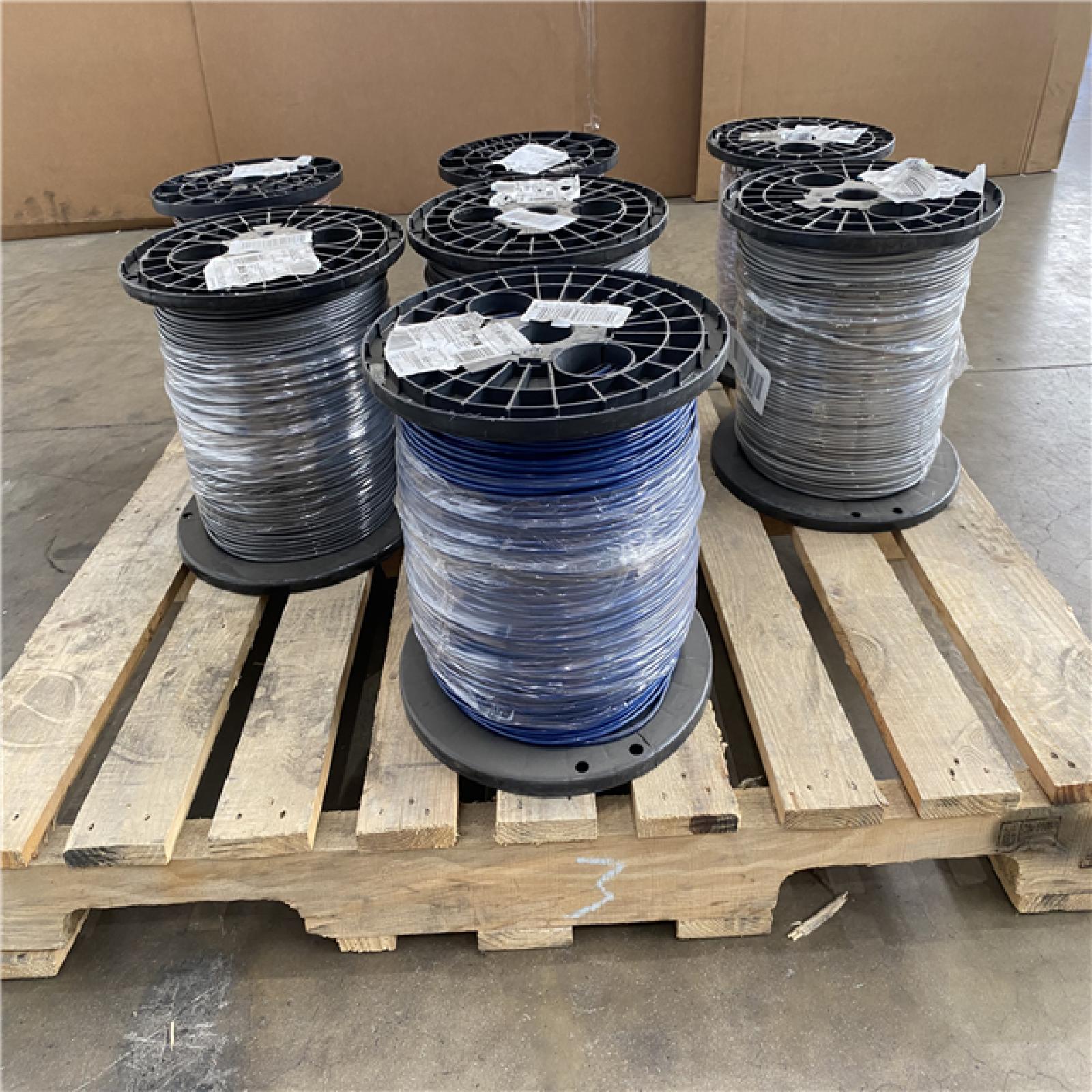 Houston Location AS IS - Home Improvement Pallet all copper wire 7 rolls