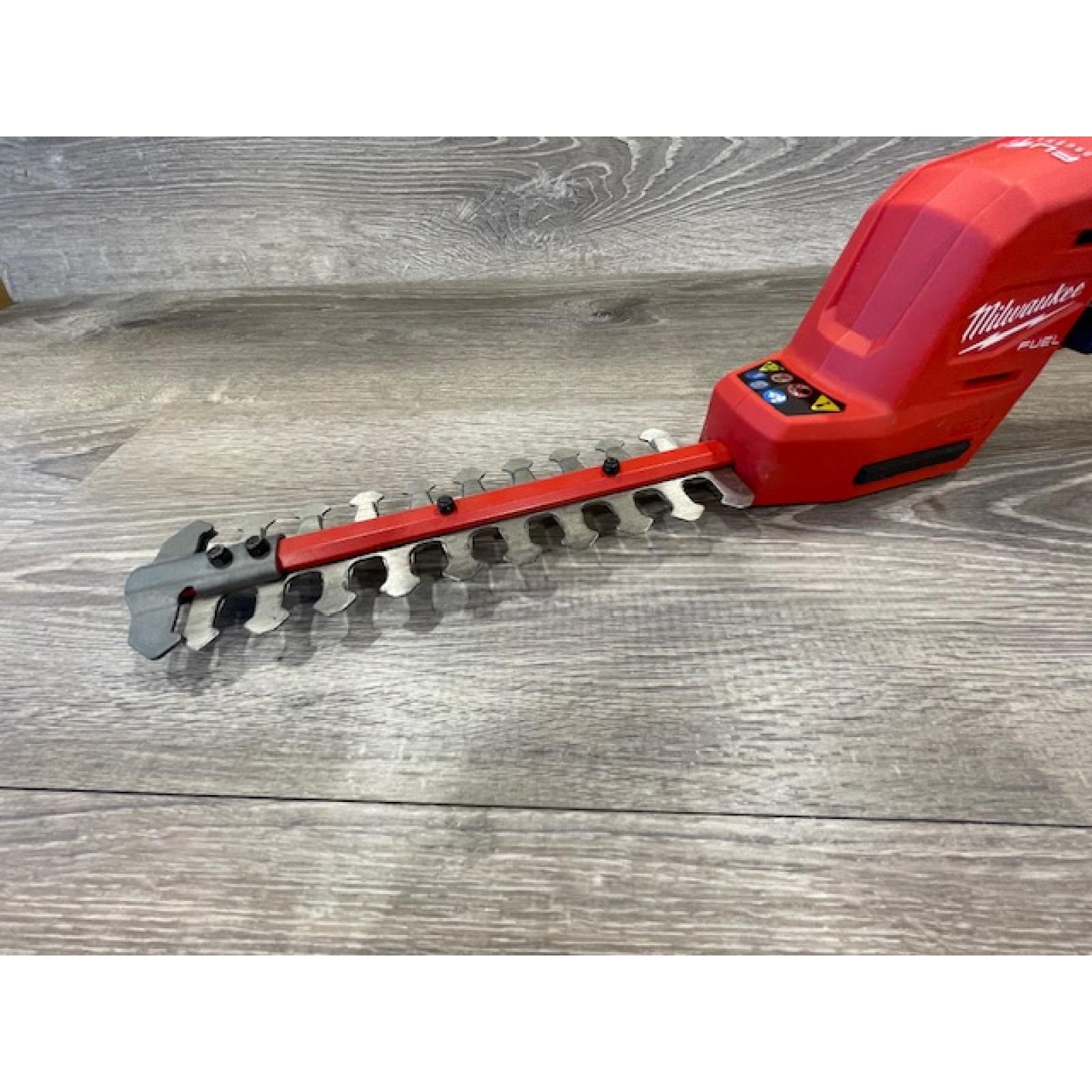 AS-IS Milwaukee FUEL 8 in. 12V Lithium-Ion Brushless Cordless Battery Hedge Trimmer (Tool-Only)