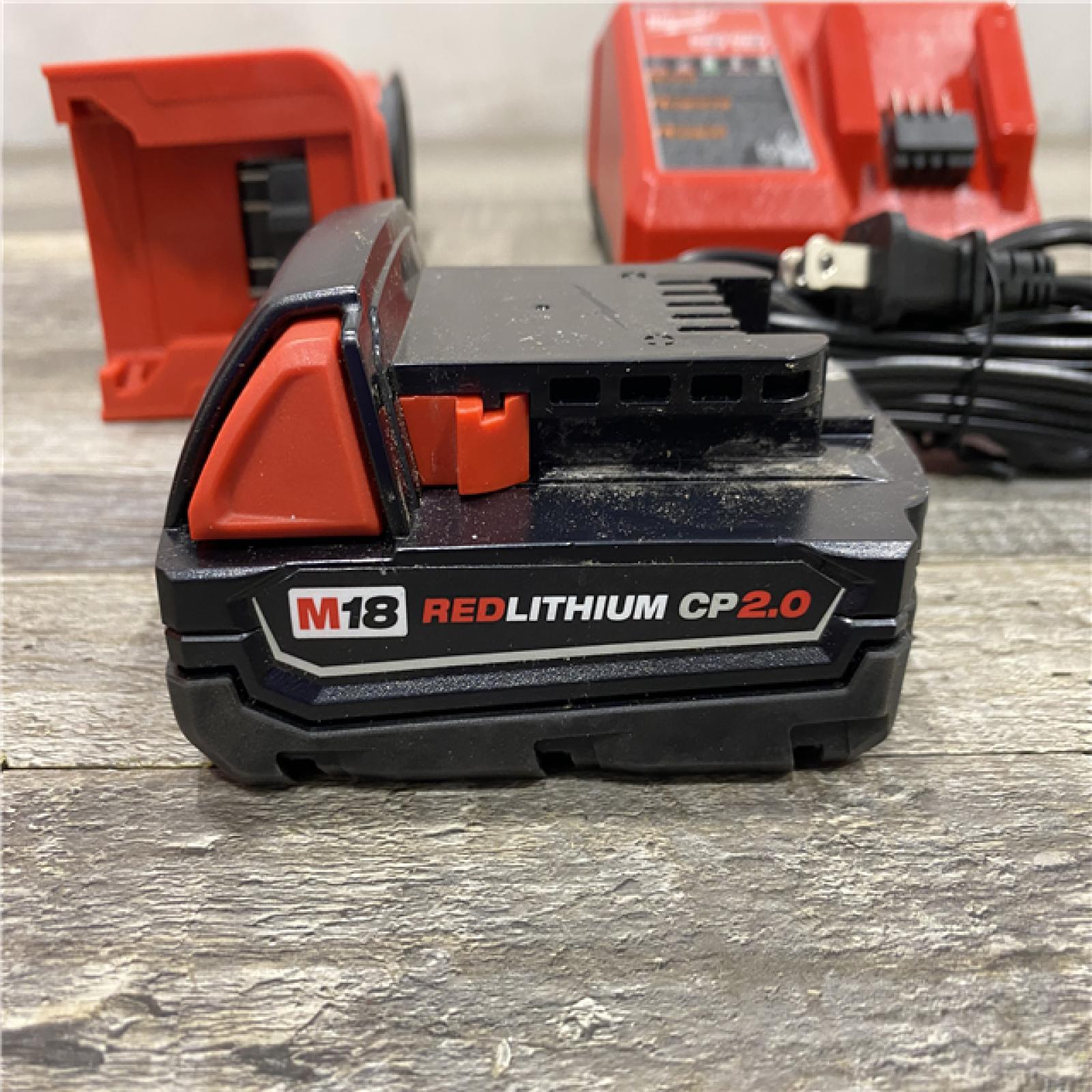 AS-IS Milwaukee 18-Volt Lithium-Ion Compact Brushless Cordless 1/4 in. Impact Driver Kit