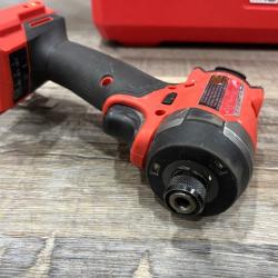 AS-IS Milwaukee FUEL 18V Lithium-Ion Brushless Cordless 1/4 in. Hex Impact Driver Kit