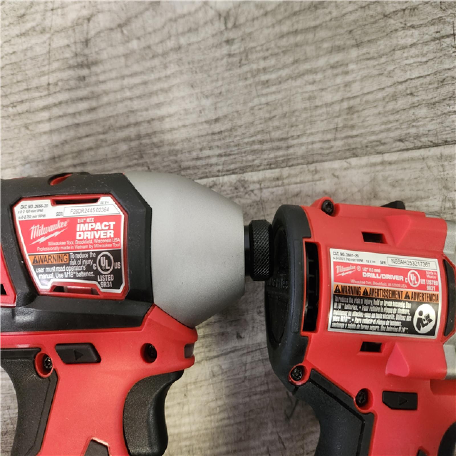 Phoenix NEW Milwaukee M18 FUEL 18V Lithium-Ion Brushless Cordless Hammer Drill and Impact Driver Combo Kit (2-Tool) with 2 Batteries