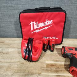 HOUSTON LOCATION - AS - IS Milwaukee FUEL SURGE 12V Lithium-Ion Brushless Cordless 1/4 in. Hex Impact Driver Compact Kit