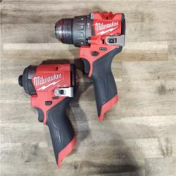 HOUSTON LOCATION - AS-IS Milwaukee 3497-22 12V Brushless Hammer Drill and Impact Driver Combo Kit