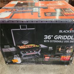 Phoenix AS-IS Blackstone 4-Burner Liquid Propane Outdoor Griddle with Hood in Black