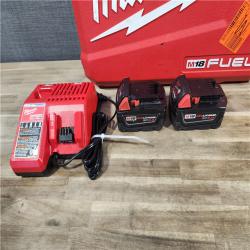 HOUSTON LOCATION - AS-IS MILWAUKEE M18 FUEL 18V Lithium-Ion Brushless Cordless Hammer Drill and Impact Driver Combo Kit (2-Tool) with 2 Batteries