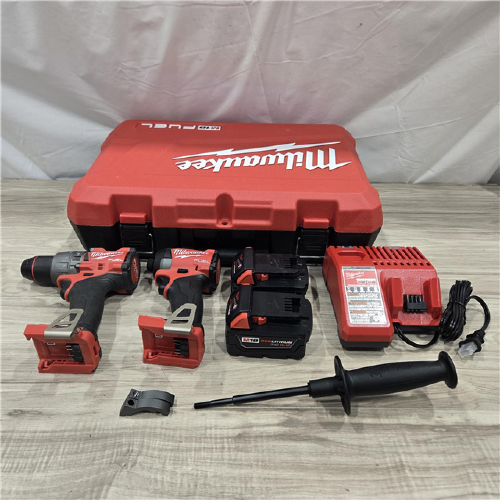AS-IS MILWAUKEE FUEL 18V Cordless Hammer Drill and Impact Driver Combo Kit