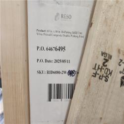 Phoenix Location 2 NEW RESO 60 in. x 80 in. Bi-Parting Solid Core White Primed Composite Double Prehung French Door