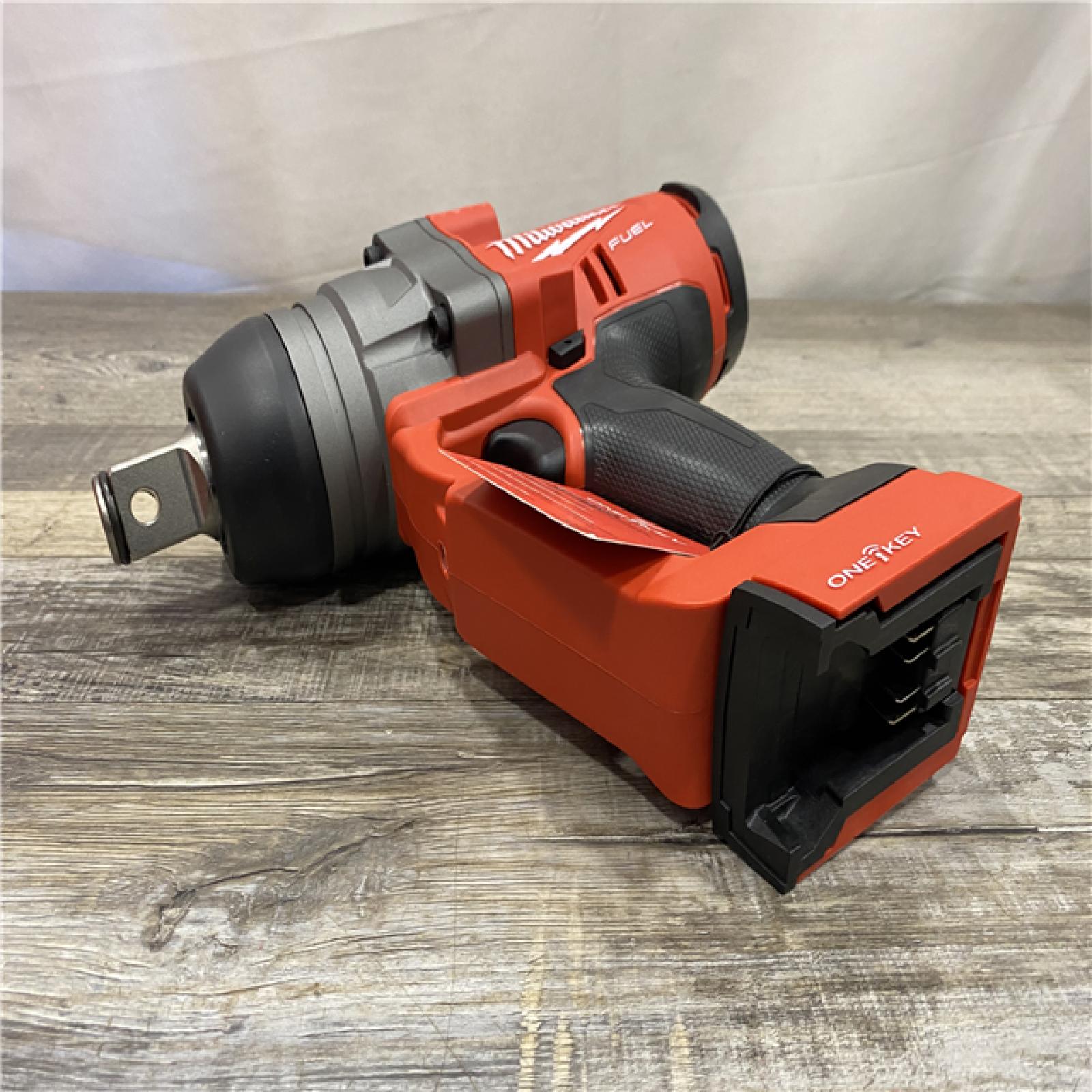 AS-IS Milwaukee FUEL ONE-KEY 18V Lithium-Ion Brushless Cordless 1 in. Impact Wrench with Friction Ring (Tool-Only)