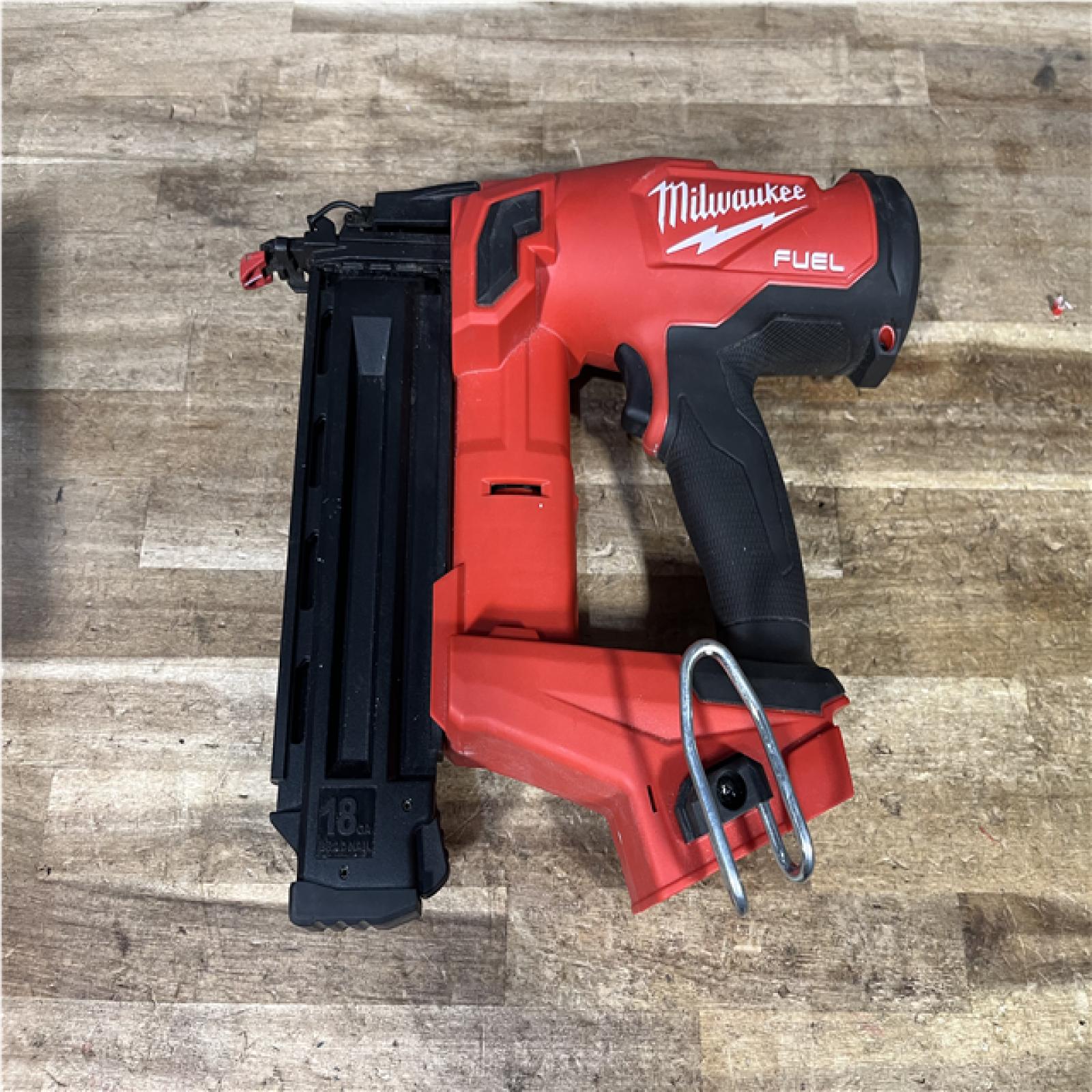 Houston Location AS-IS Milwaukee FUEL 18-Volt Lithium-Ion Brushless Cordless Gen II 18-Gauge Brad Nailer (Tool-Only)