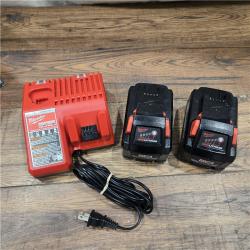 AS-IS Milwaukee 18-Volt Lithium-Ion High Output Starter Kit with Two 6.0 Ah Battery and Charger