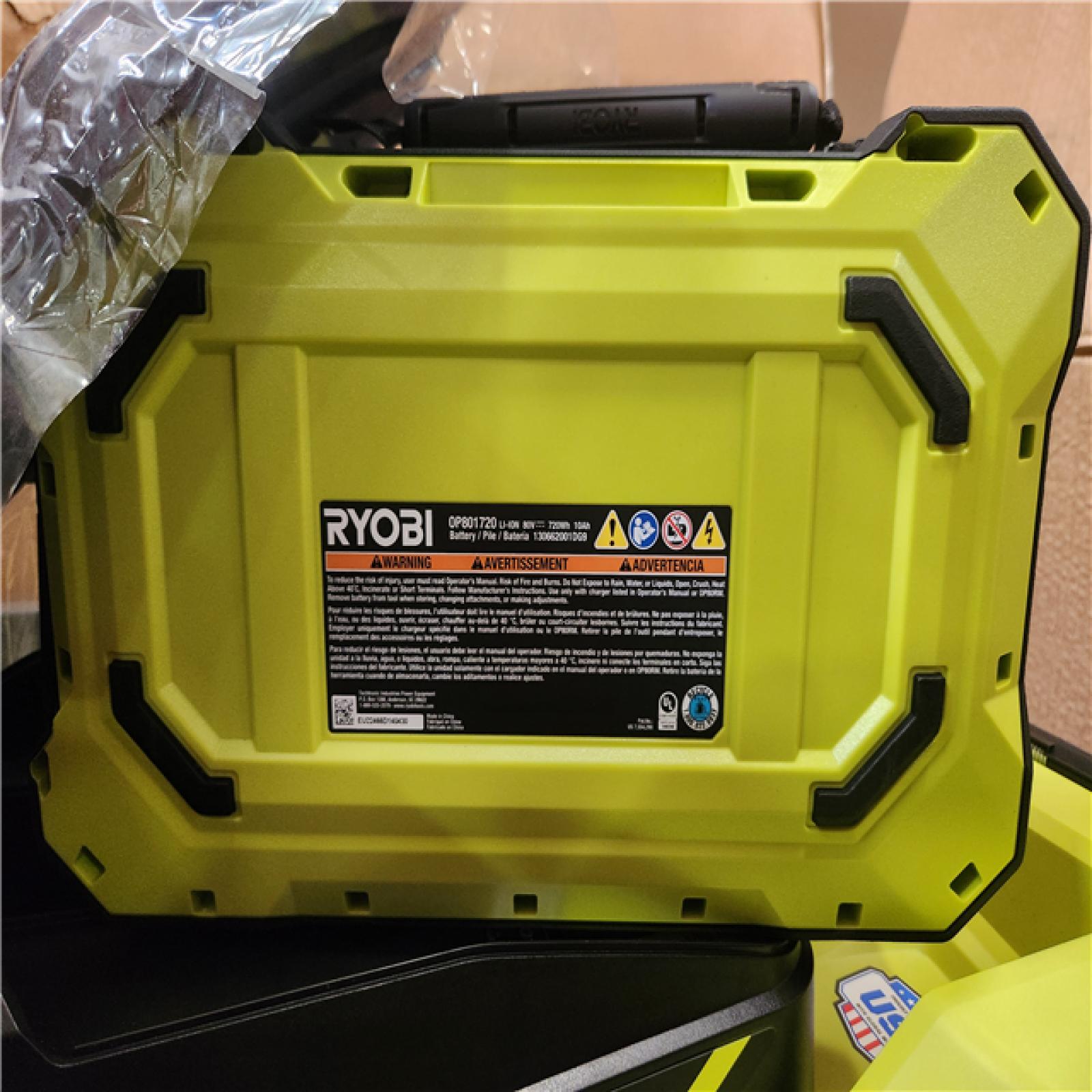 Phoenix NEW RYOBI 80V HP Brushless Battery Cordless Electric 30 in. Multi-Blade Lawn Mower with Battery and Charger