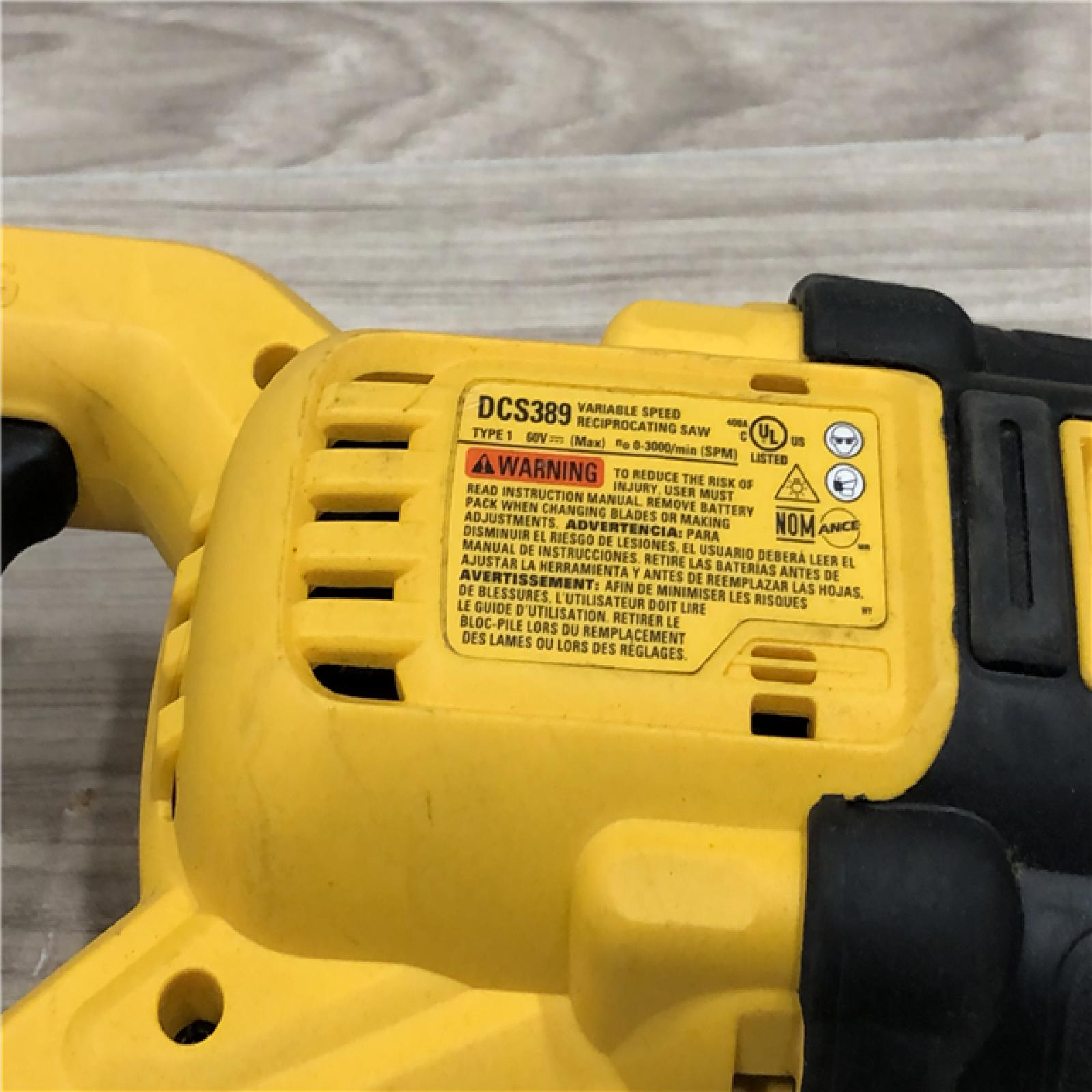 AS-IS DEWALT FLEXVOLT 60V MAX Cordless Reciprocating Saw (Tool Only)