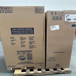 California NEW Rheem 75 Gallons Propane Gas Water Heater & AO Smith ProLine Commercial Grade 40-Gallon Natural Gas Water Heater