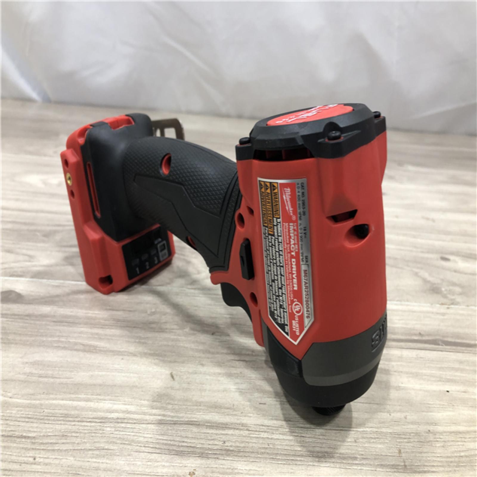AS-IS Milwaukee FUEL 18V Lithium-Ion Cordless Hammer Drill and Impact Driver Combo Kit