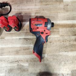 HOUSTON LOCATION - AS - IS Milwaukee FUEL SURGE 12V Lithium-Ion Brushless Cordless 1/4 in. Hex Impact Driver Compact Kit