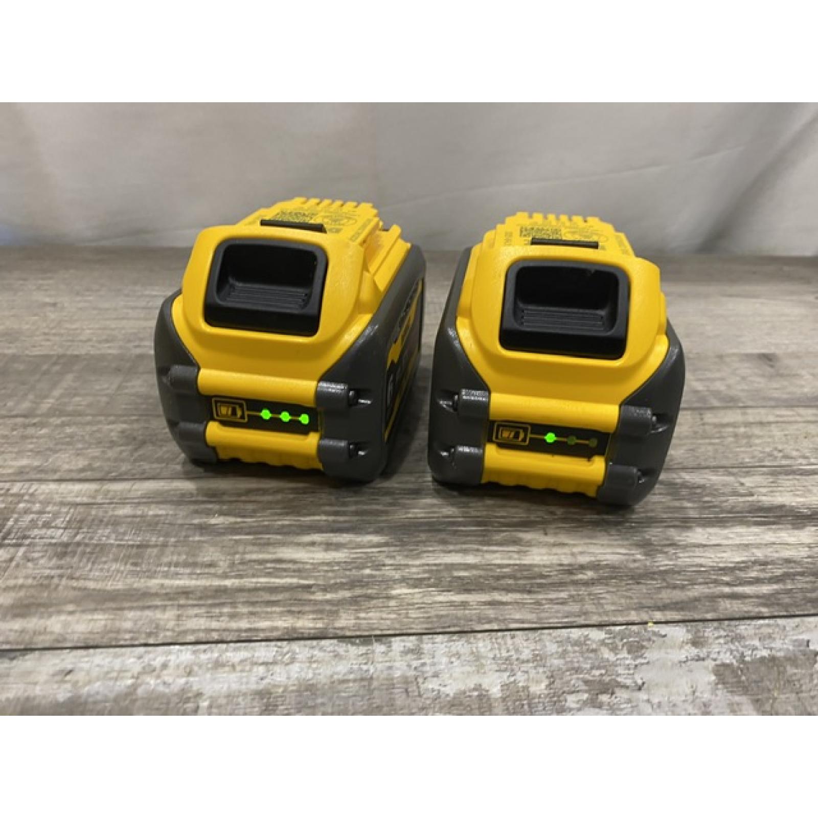 AS-IS DEWALT FLEXVOLT 20V/60V MAX Lithium-Ion 6.0Ah Battery Pack (2 Pack)