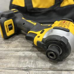 AS-IS DEWALT ATOMIC 20V MAX Lithium-Ion Cordless 1/4 in. Brushless Impact Driver Kit