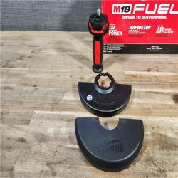 HOUSTON LOCATION - AS-IS (APPEARS LIKE NEW) MILWAUKEE M18 4-1/2 - 6 BRAKING GRINDER, SLIDE SWITCH (TOOL ONLY)