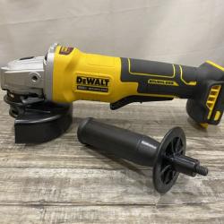 AS-IS DEWALT 20V MAX Cordless Brushless 4-1/2 in. Angle Grinder with Paddle Switch (Tool Only)