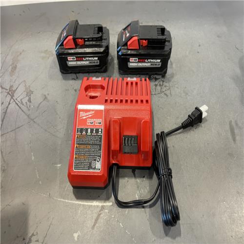 AS-IS - Milwaukee 18-Volt Lithium-Ion High Output Starter Kit with Two 6.0 Ah Battery and Charger