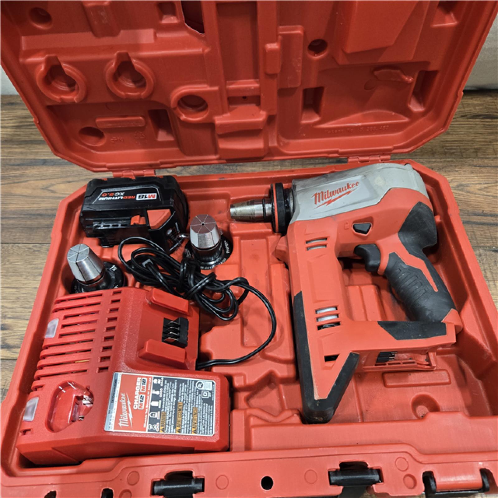 AS-IS Milwaukee 2632-22XC M18 18-Volt Propex Expansion Tool W/ Batteries