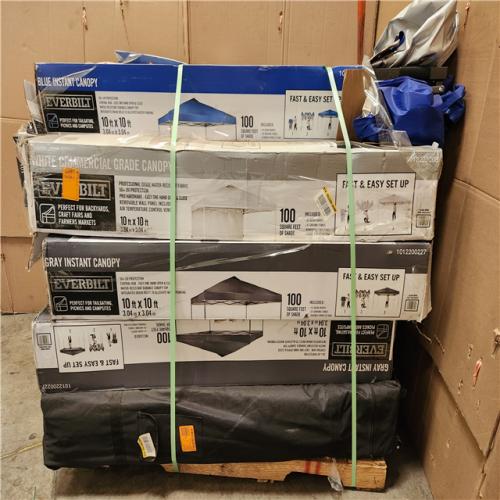Phoenix AS-IS Mixed Everbilt Easy Instant Canopy Pallet (17-Total)