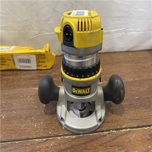 AS-IS DEWALT 12 Amp Corded 2-1/4 Horsepower Electronic Variable Speed Fixed Base Router with Soft Start