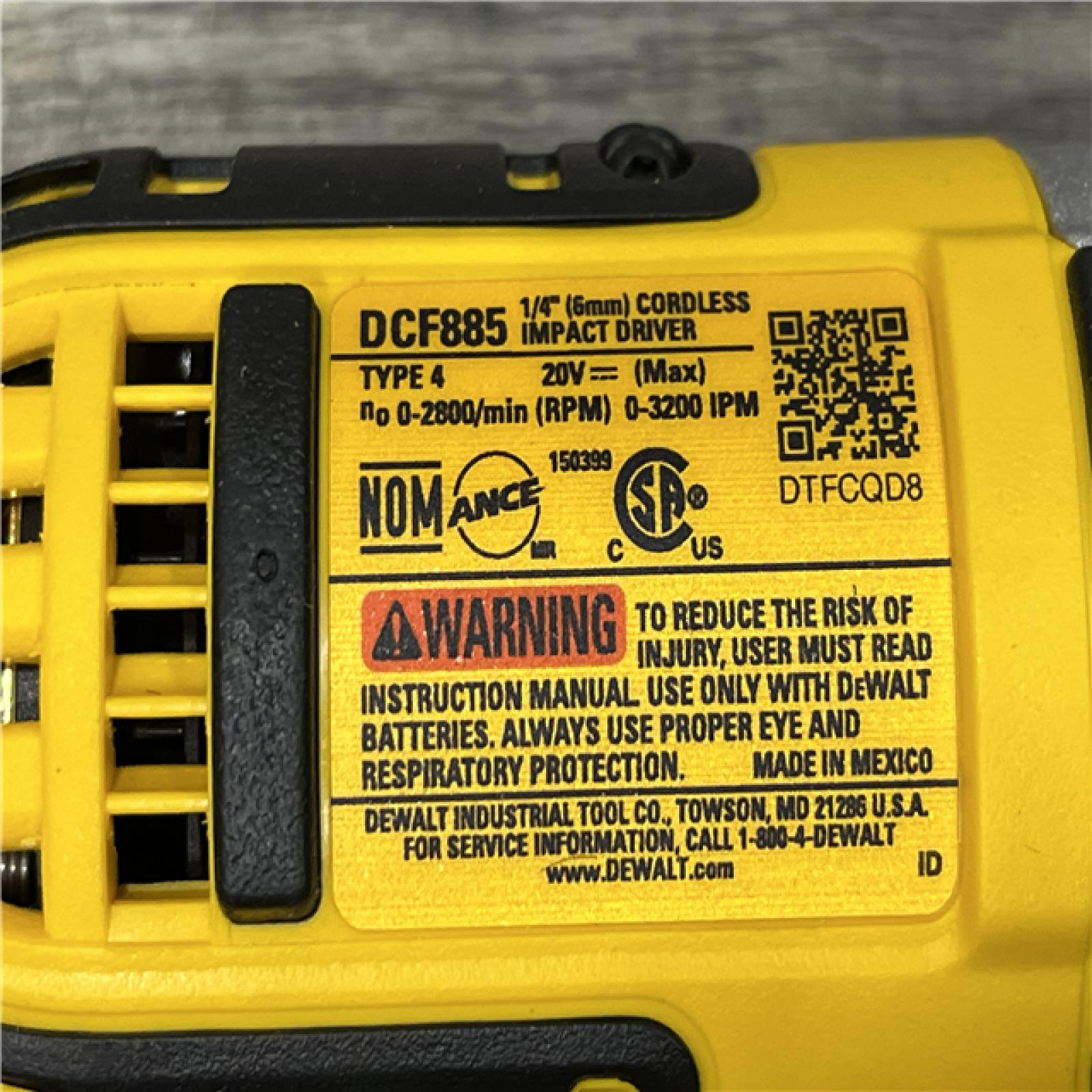 AS-IS DEWALT 20V MAX Cordless Drill/Impact 2 Tool Combo Kit
