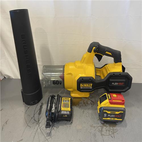 AS-IS - DEWALT FLEXVOLT 60V MAX 125 MPH 600 CFM Brushless Cordless Battery Powered Blower Kit