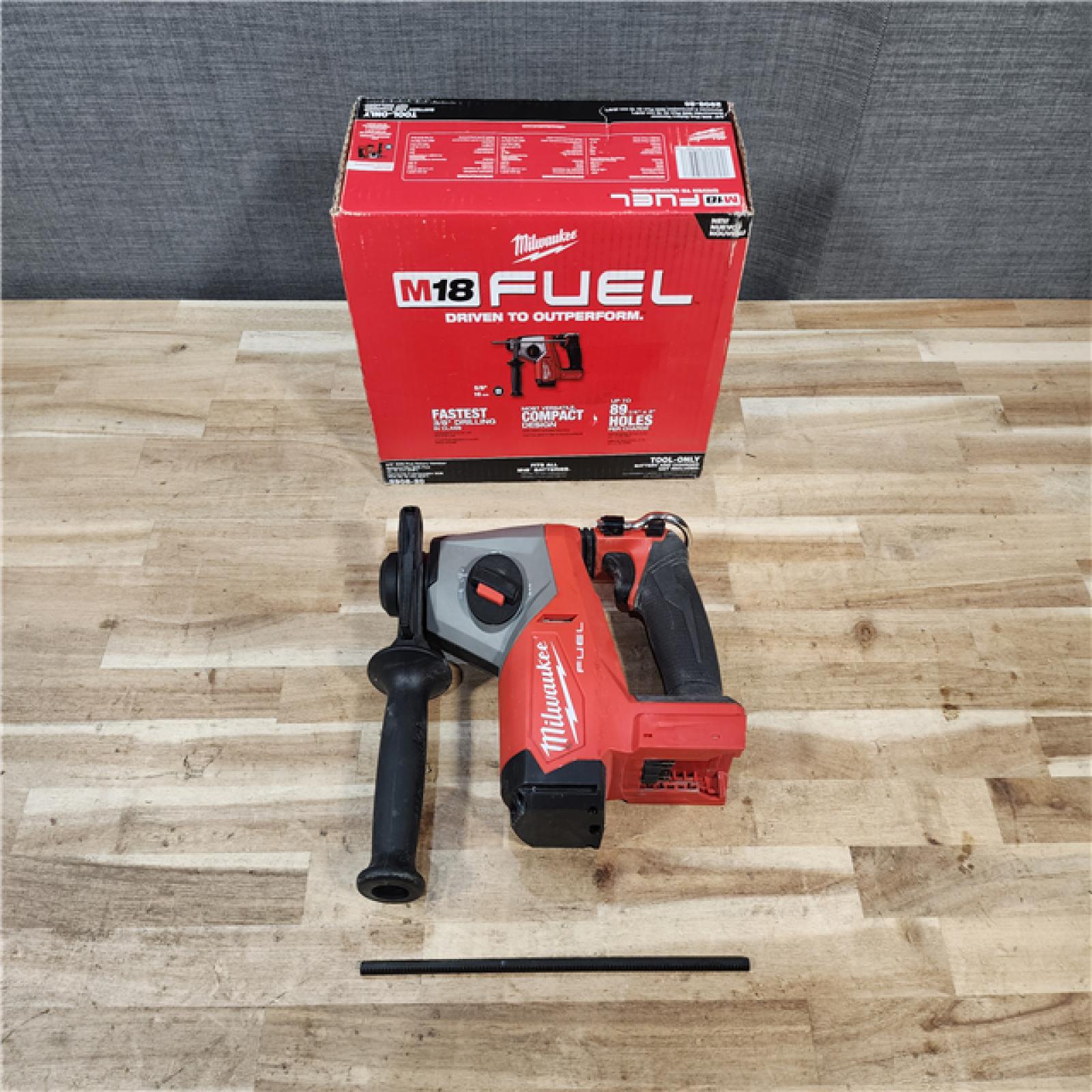 HOUSTON LOCATION - AS-IS Milwaukee  FUEL 18V Lithium-Ion Brushless Cordless 5/8 in. SDS-Plus Rotary Hammer (Tool-Only)