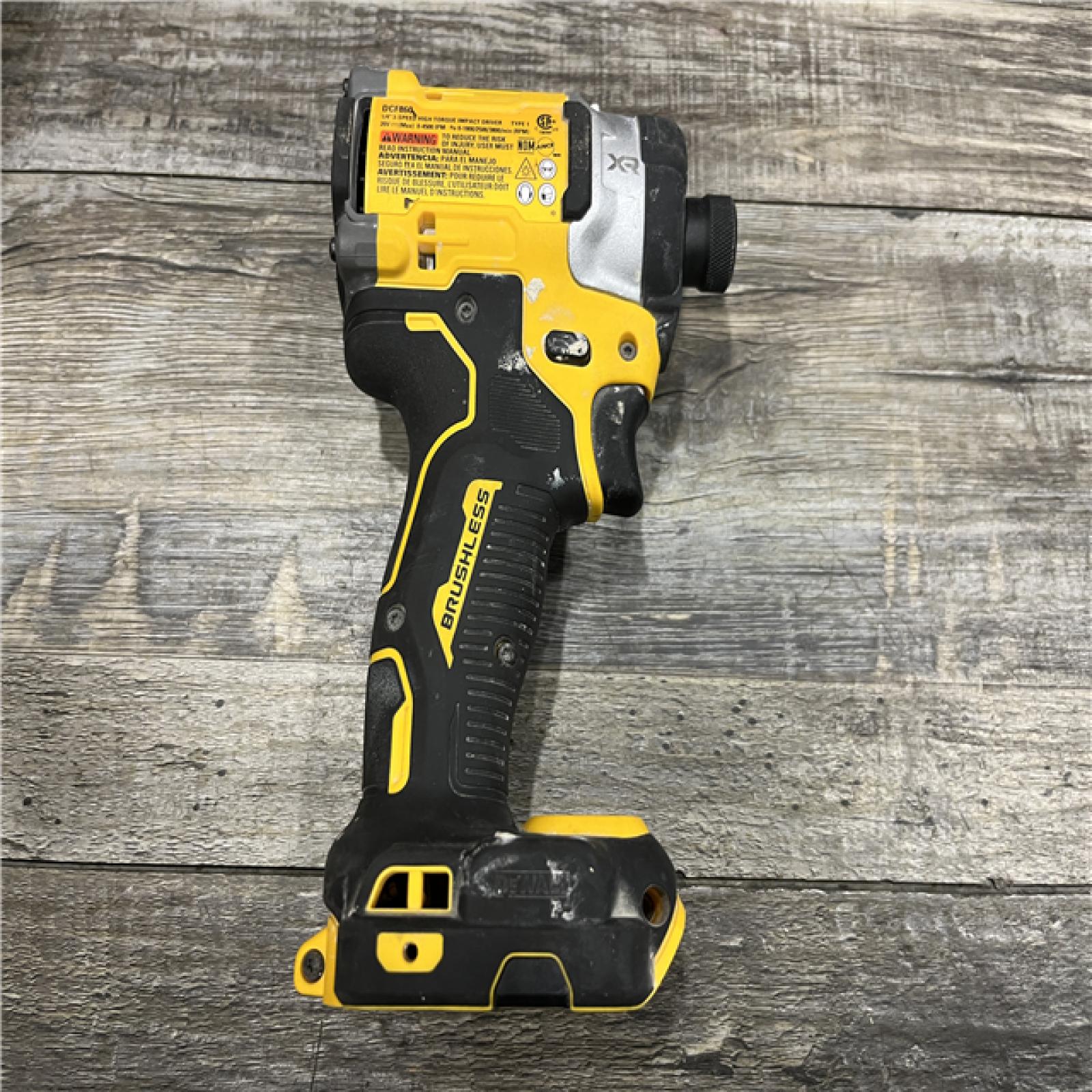 AS-IS DEWALT 20V MAX XR Lithium-Ion Brushless Cordless 3-Speed High Torque 1/4 in. Impact Driver Kit