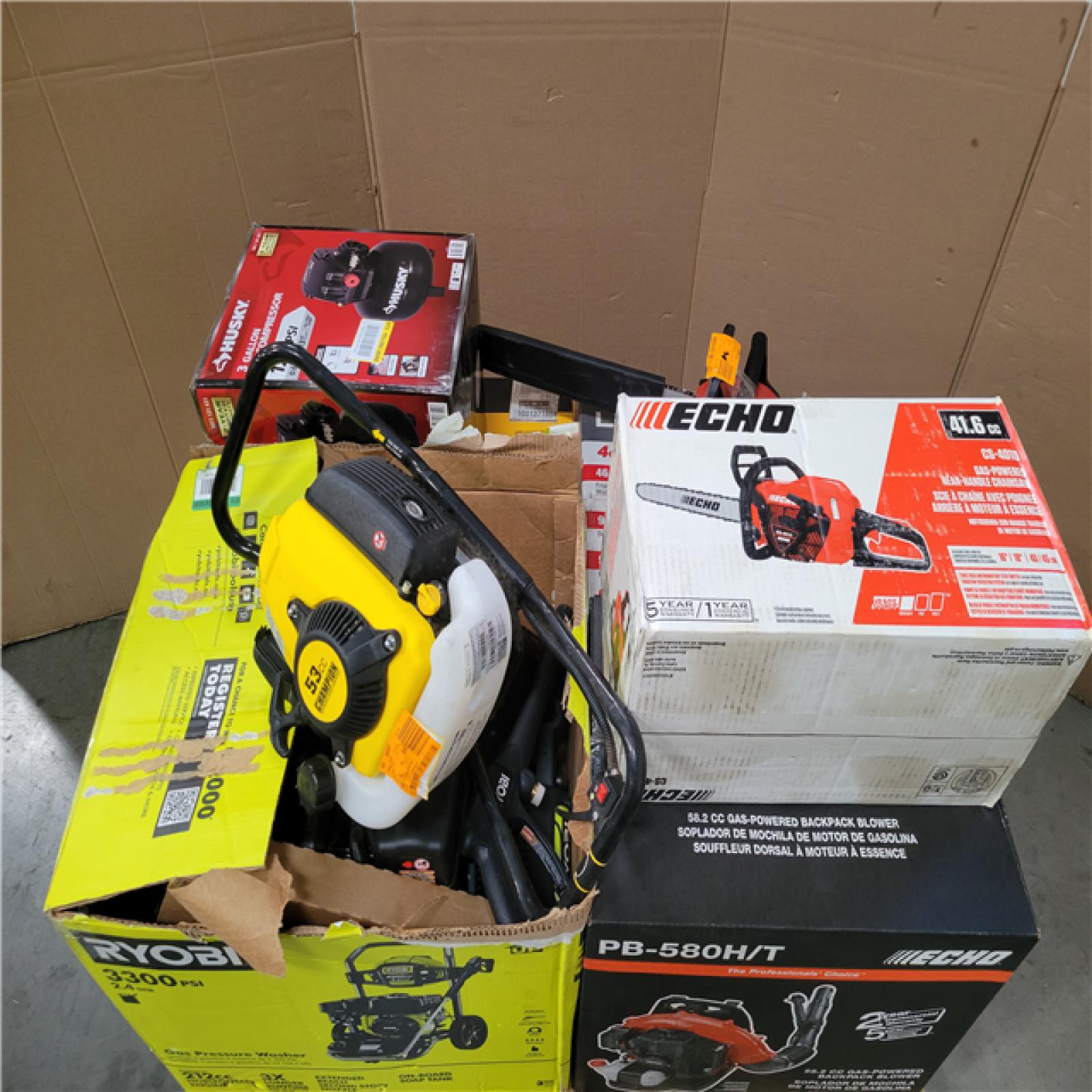 CALIFORNIA AS-IS OUTDOOR POWER EQUIPMENT