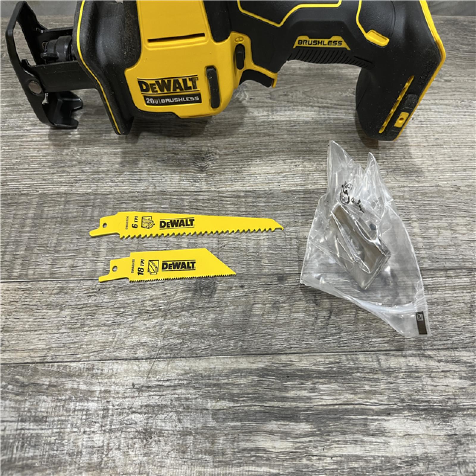 AS-IS DEWALT ATOMIC 20V MAX Cordless Brushless Compact Reciprocating Saw (Tool Only)