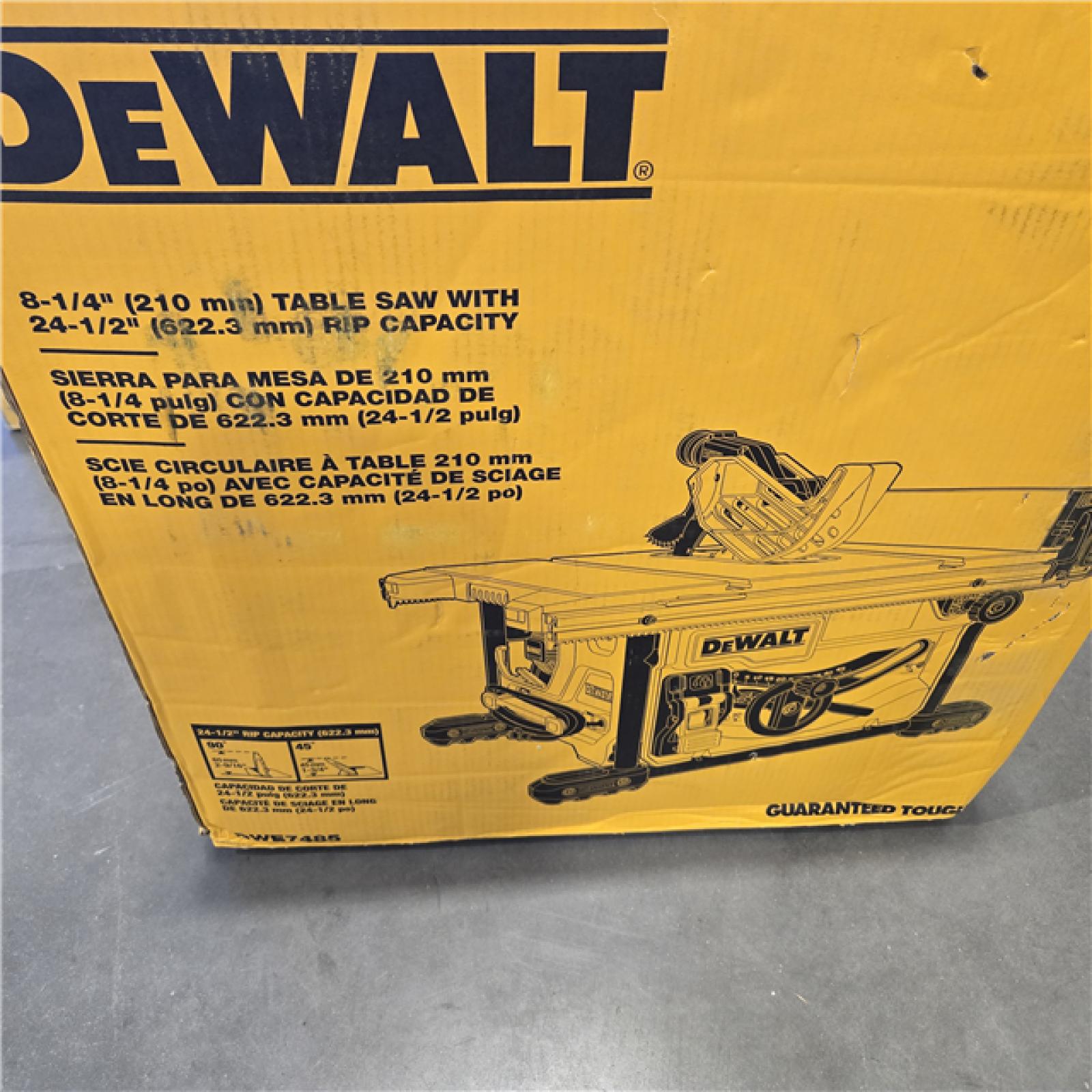 AS-IS DeWalt 15 Amps Corded 8-1/4 in. Compact Table Saw