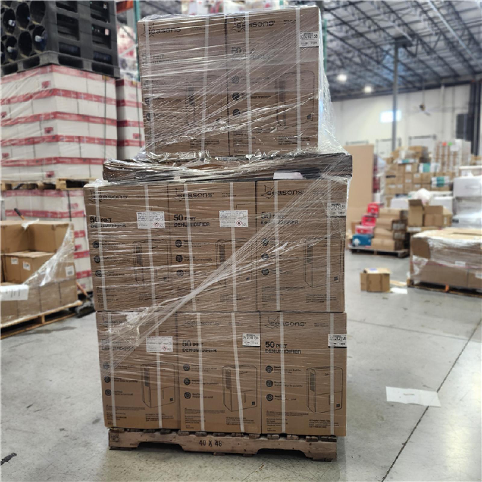 DALLAS LOCATION - Seasons 50 Pt. Portable Dehumidifier PALLET- (24 UNITS)