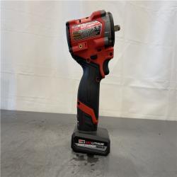 AS-IS - Milwaukee M12 FUEL 12V Li-Ion Brushless Cordless Stubby 3/8 in. Impact Wrench Kit