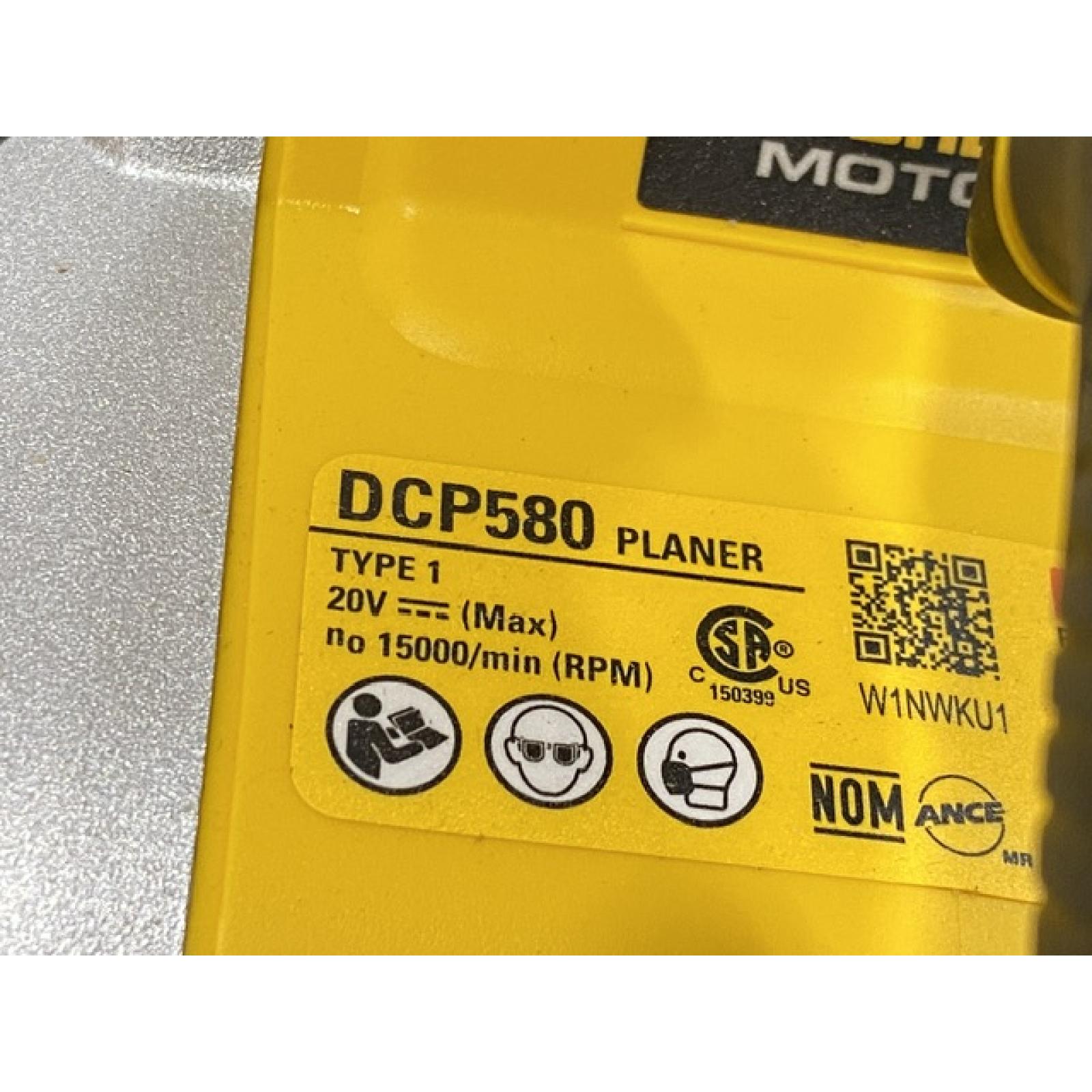 AS-IS DEWALT 20V MAX XR Cordless Brushless 3-1/4 in. Planer (Tool Only)