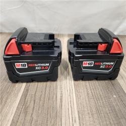 AS-IS Milwaukee M18 18-Volt Lithium-Ion XC Extended Capacity Battery Pack 3.0Ah (2-Pack)