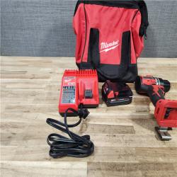 HOUSTON LOCATION - AS - IS Milwaukee 18V Lithium-Ion Brushless Cordless 1/2 in. Compact Drill/Driver with kit